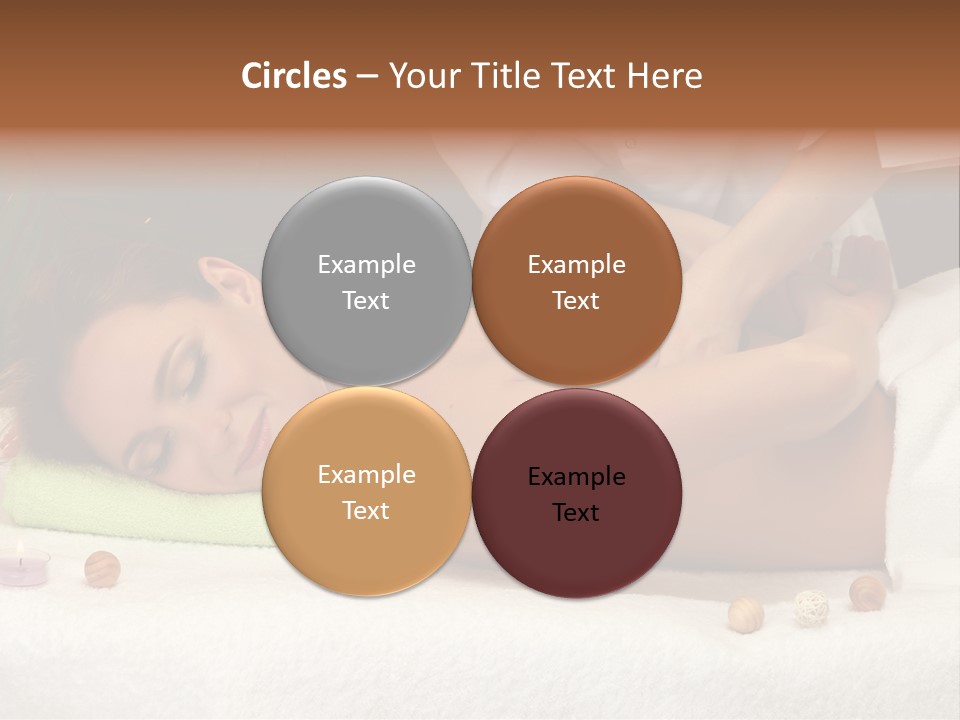 Aromatherapy Lifestyle Leaf PowerPoint Template