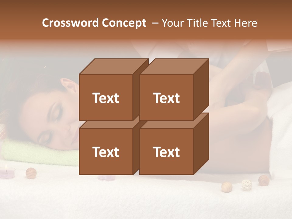 Aromatherapy Lifestyle Leaf PowerPoint Template