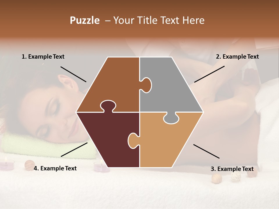 Aromatherapy Lifestyle Leaf PowerPoint Template