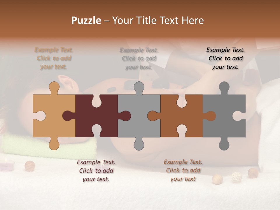 Aromatherapy Lifestyle Leaf PowerPoint Template