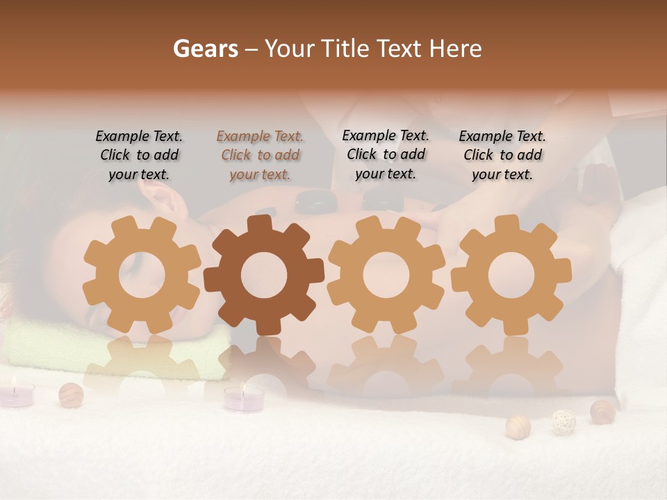 Aromatherapy Lifestyle Leaf PowerPoint Template