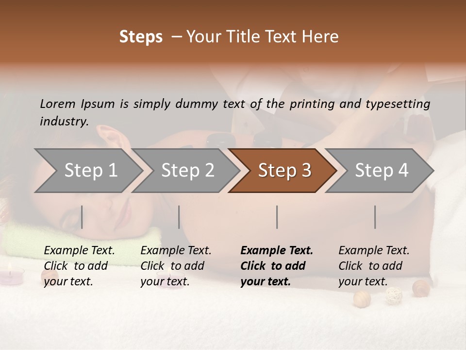 Aromatherapy Lifestyle Leaf PowerPoint Template