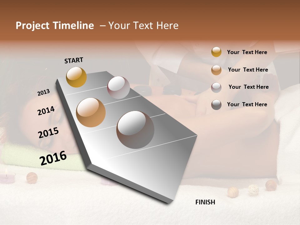 Aromatherapy Lifestyle Leaf PowerPoint Template