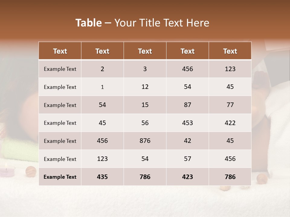 Aromatherapy Lifestyle Leaf PowerPoint Template