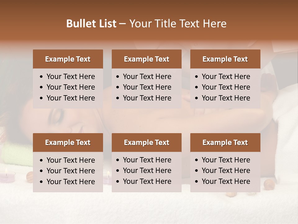 Aromatherapy Lifestyle Leaf PowerPoint Template