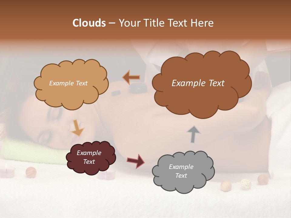 Aromatherapy Lifestyle Leaf PowerPoint Template