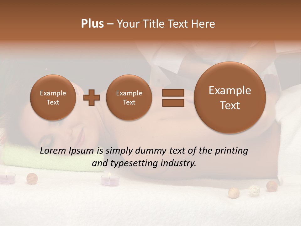 Aromatherapy Lifestyle Leaf PowerPoint Template