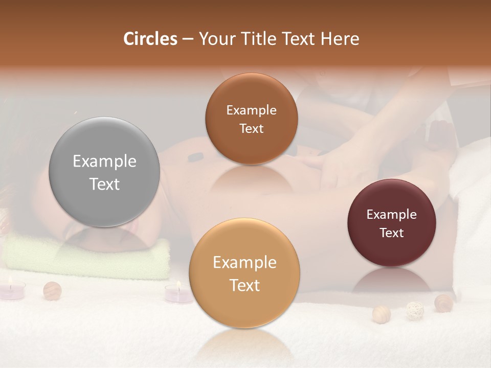 Aromatherapy Lifestyle Leaf PowerPoint Template