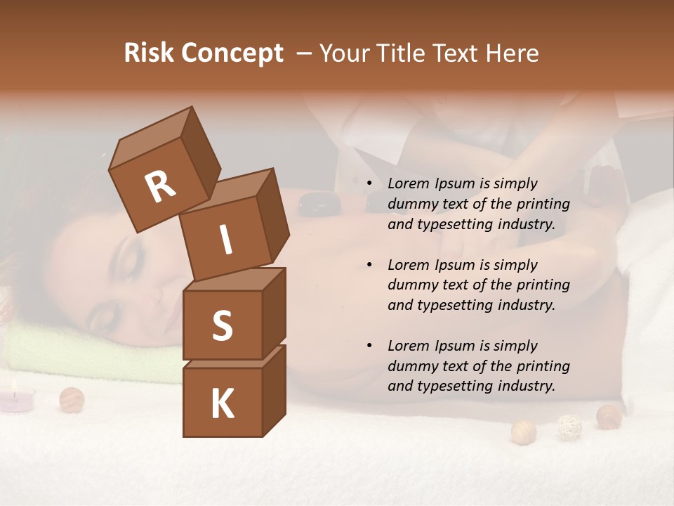 Aromatherapy Lifestyle Leaf PowerPoint Template