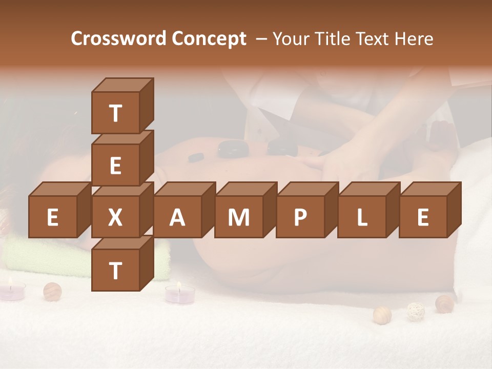 Aromatherapy Lifestyle Leaf PowerPoint Template