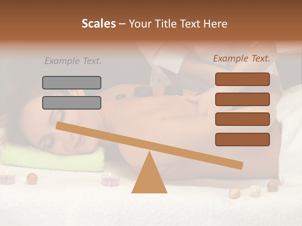 Aromatherapy Lifestyle Leaf PowerPoint Template