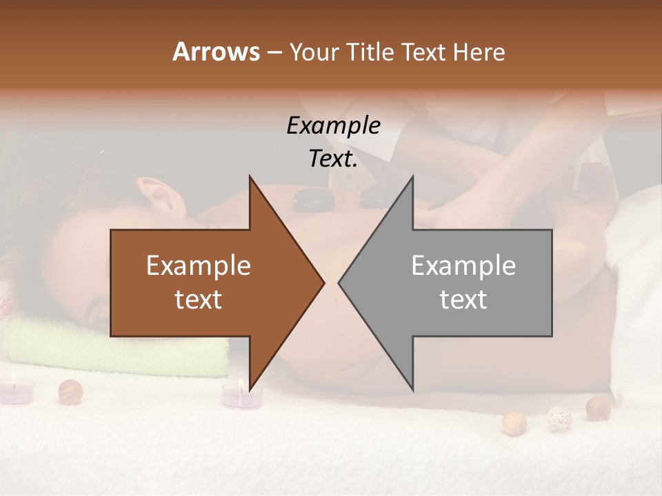 Aromatherapy Lifestyle Leaf PowerPoint Template