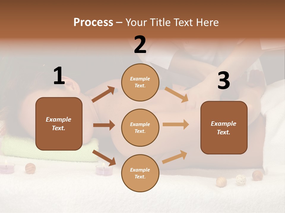 Aromatherapy Lifestyle Leaf PowerPoint Template