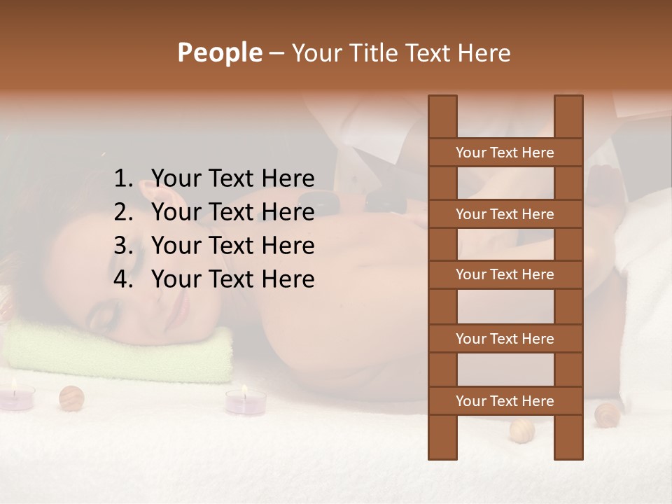 Aromatherapy Lifestyle Leaf PowerPoint Template