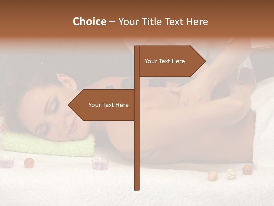 Aromatherapy Lifestyle Leaf PowerPoint Template