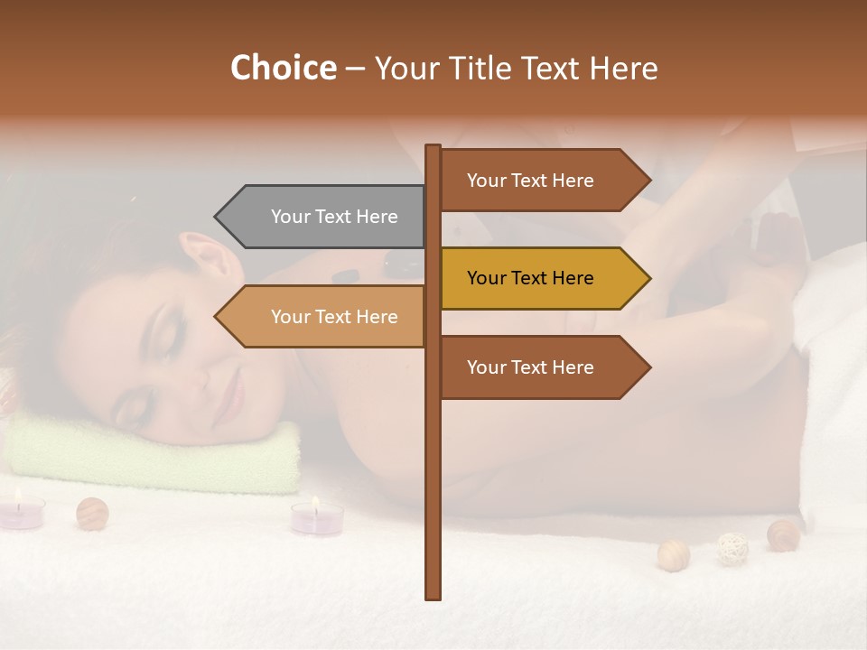 Aromatherapy Lifestyle Leaf PowerPoint Template