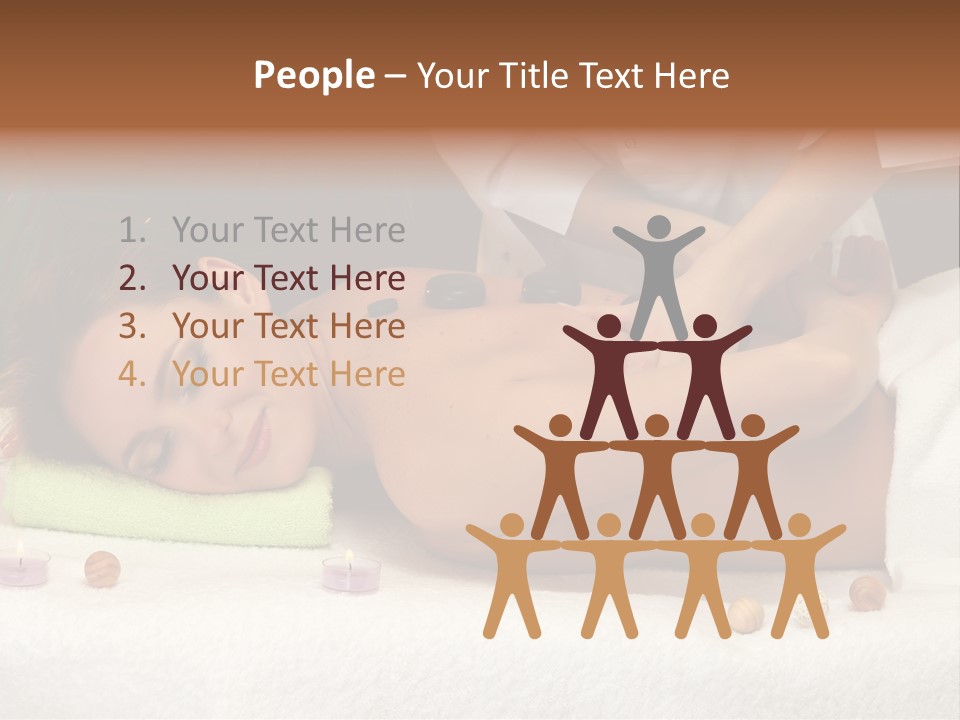 Aromatherapy Lifestyle Leaf PowerPoint Template