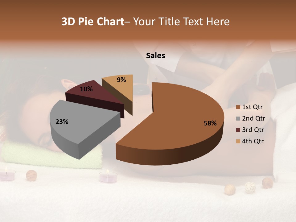 Aromatherapy Lifestyle Leaf PowerPoint Template