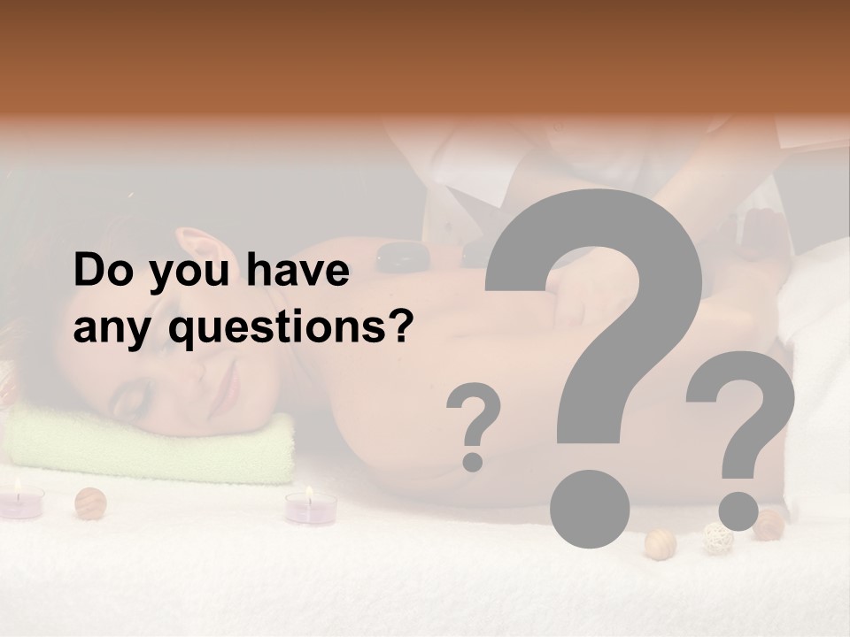 Aromatherapy Lifestyle Leaf PowerPoint Template