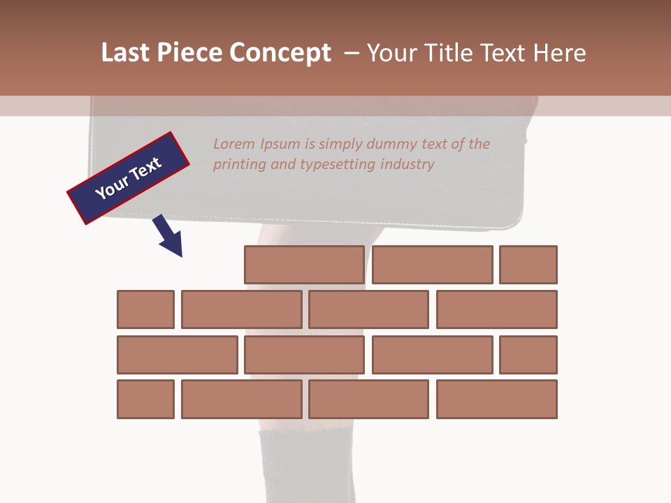 Stress Portrait Down PowerPoint Template