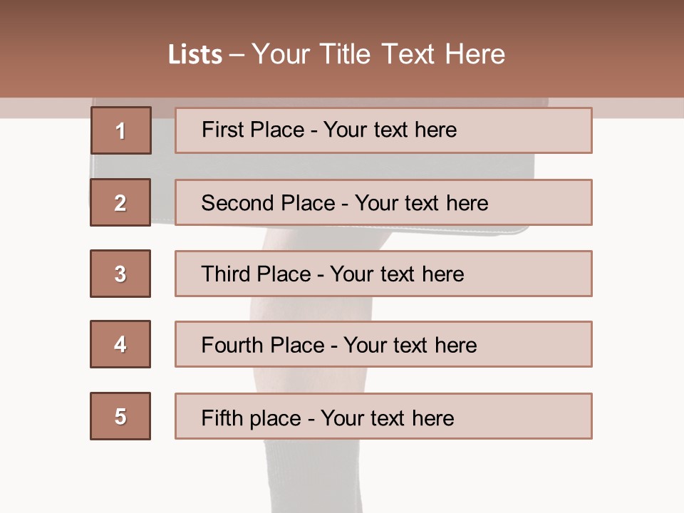 Stress Portrait Down PowerPoint Template