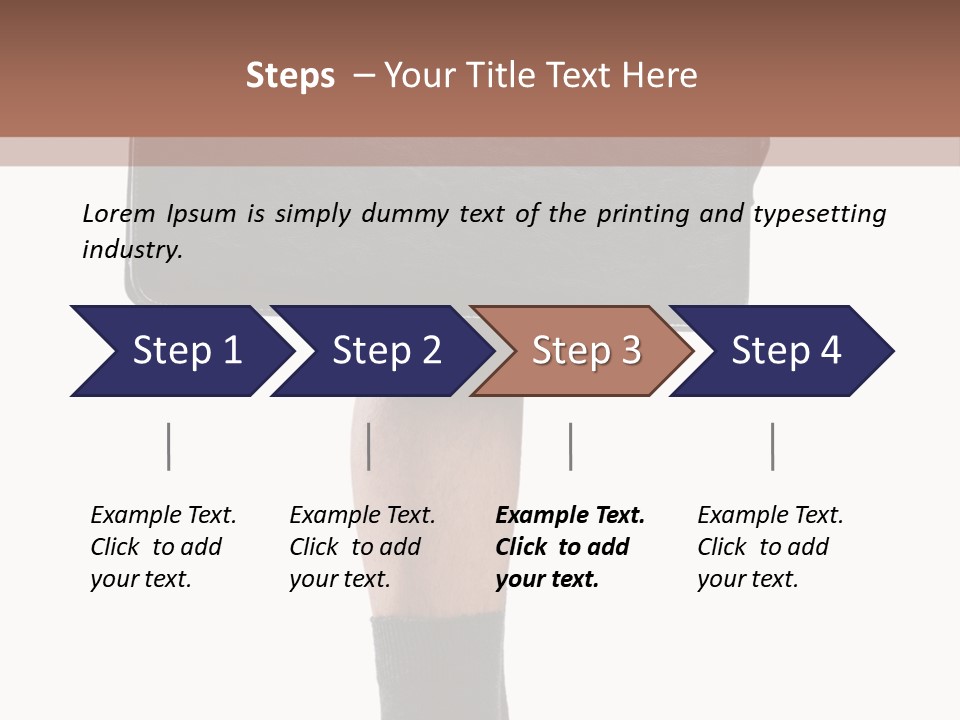 Stress Portrait Down PowerPoint Template