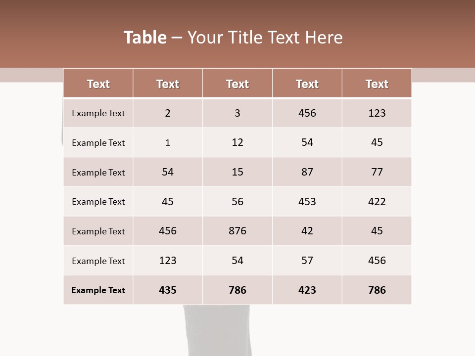 Stress Portrait Down PowerPoint Template