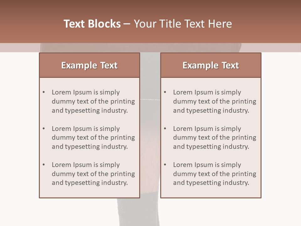 Stress Portrait Down PowerPoint Template