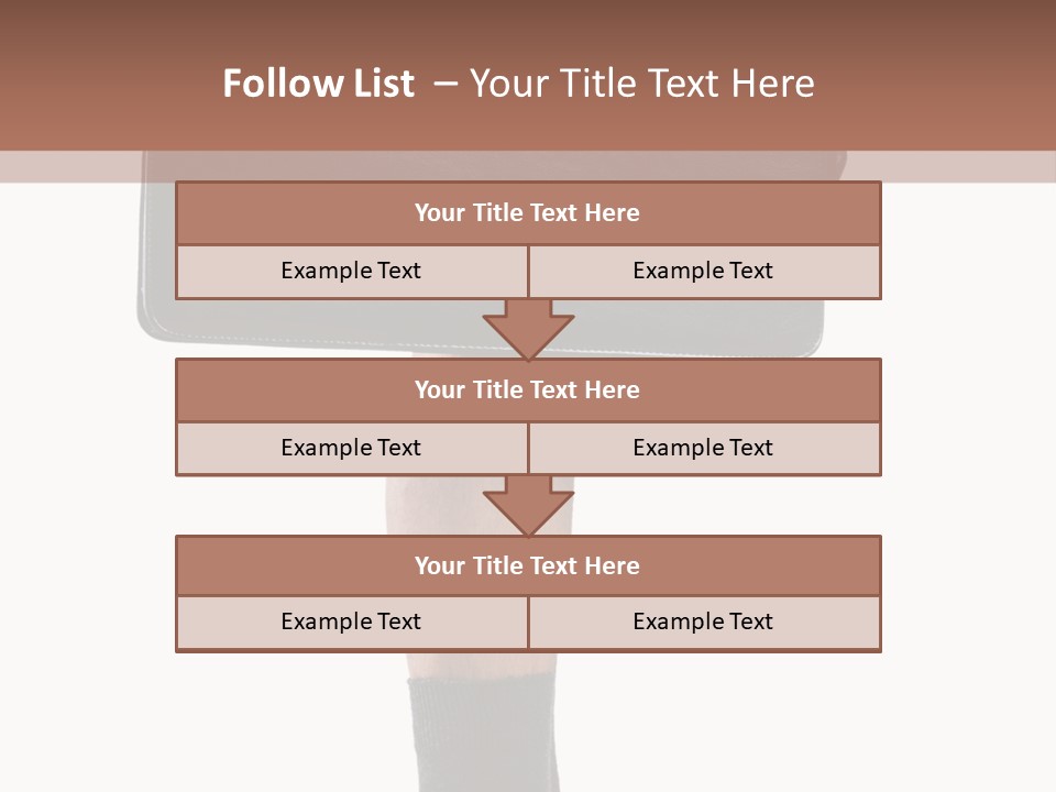 Stress Portrait Down PowerPoint Template