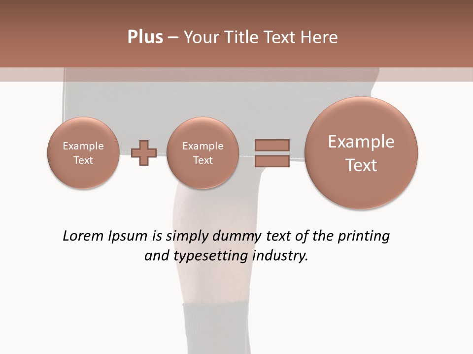 Stress Portrait Down PowerPoint Template