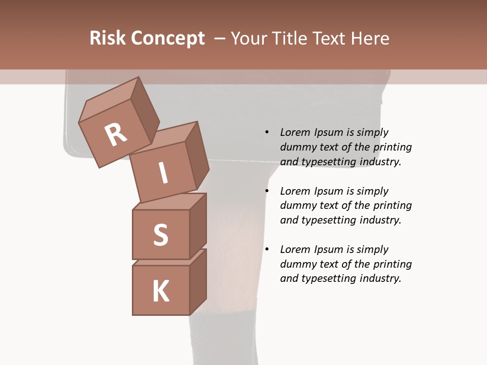 Stress Portrait Down PowerPoint Template