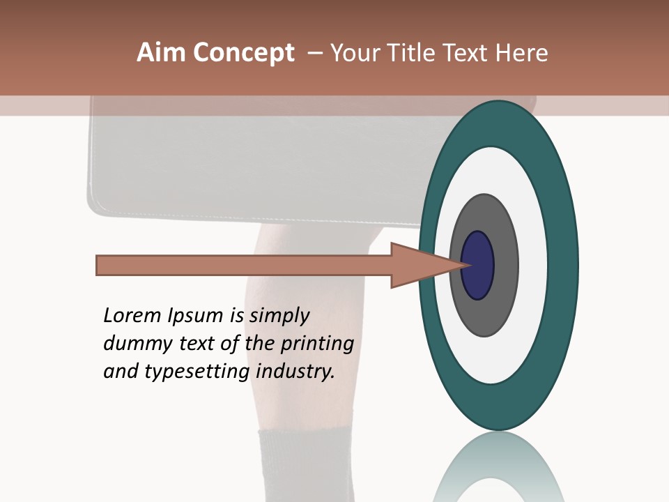 Stress Portrait Down PowerPoint Template