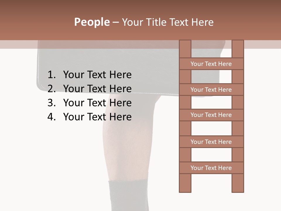 Stress Portrait Down PowerPoint Template