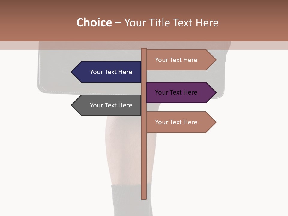 Stress Portrait Down PowerPoint Template
