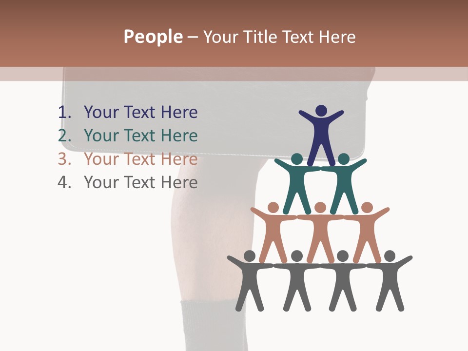 Stress Portrait Down PowerPoint Template