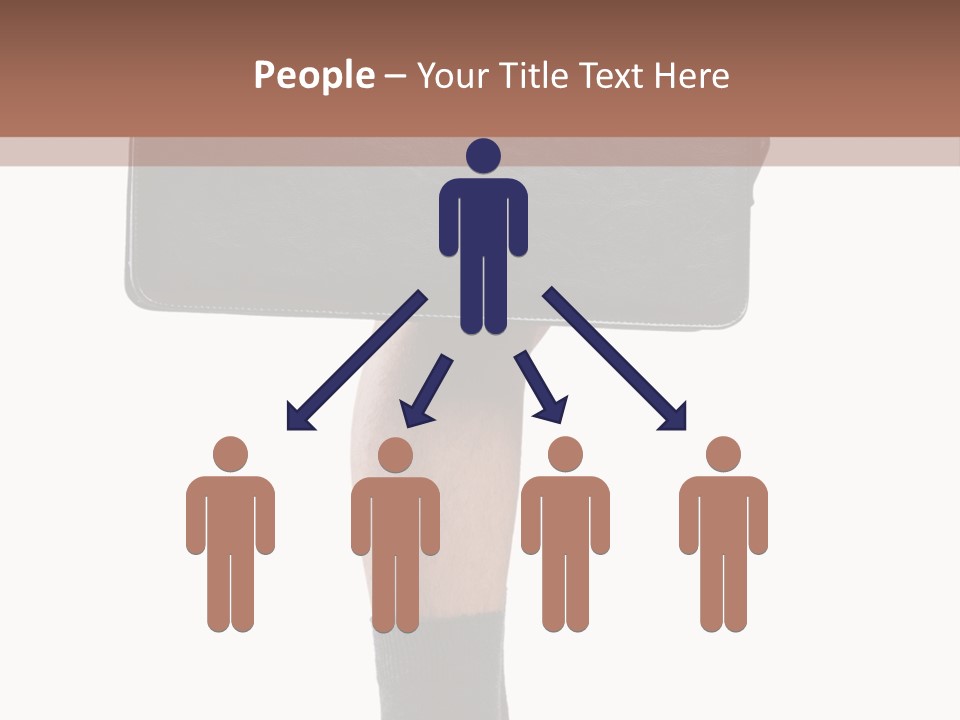 Stress Portrait Down PowerPoint Template