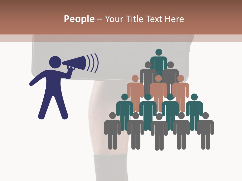 Stress Portrait Down PowerPoint Template
