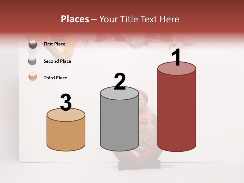 Finger Banner Background PowerPoint Template