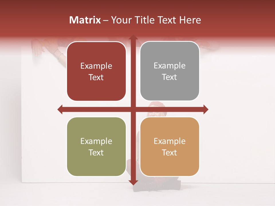 Finger Banner Background PowerPoint Template