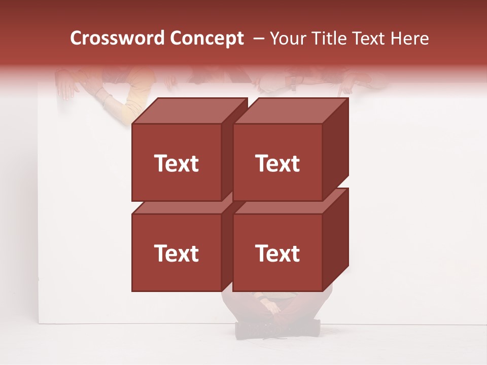 Finger Banner Background PowerPoint Template