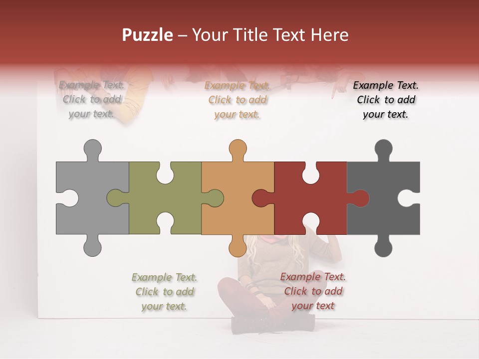 Finger Banner Background PowerPoint Template