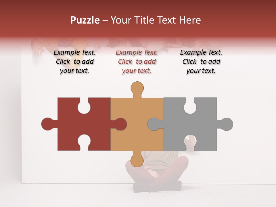 Finger Banner Background PowerPoint Template