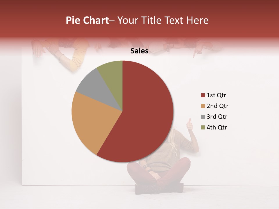 Finger Banner Background PowerPoint Template