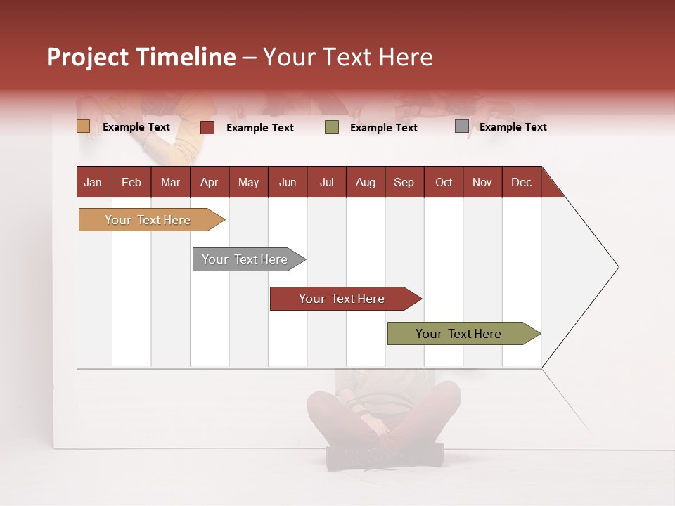 Finger Banner Background PowerPoint Template
