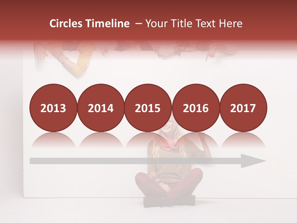 Finger Banner Background PowerPoint Template