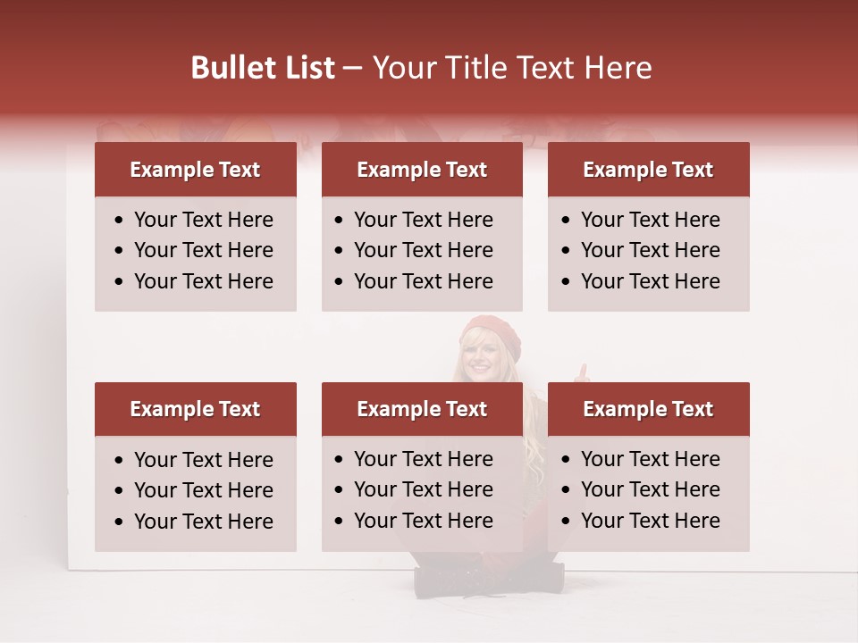 Finger Banner Background PowerPoint Template