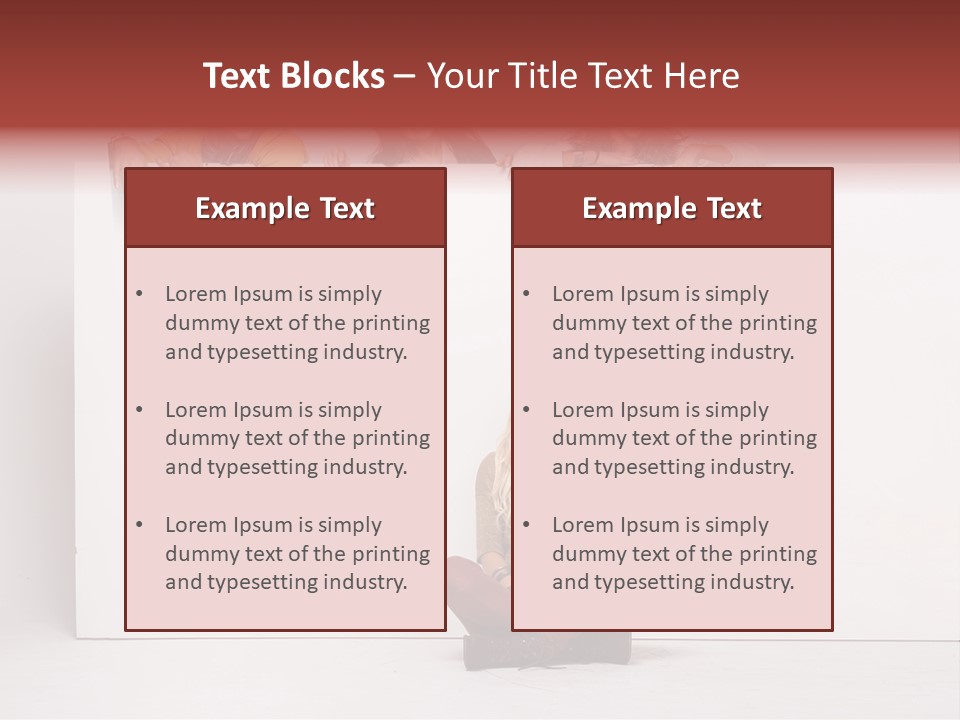 Finger Banner Background PowerPoint Template