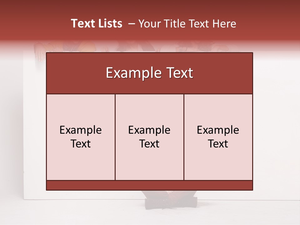 Finger Banner Background PowerPoint Template