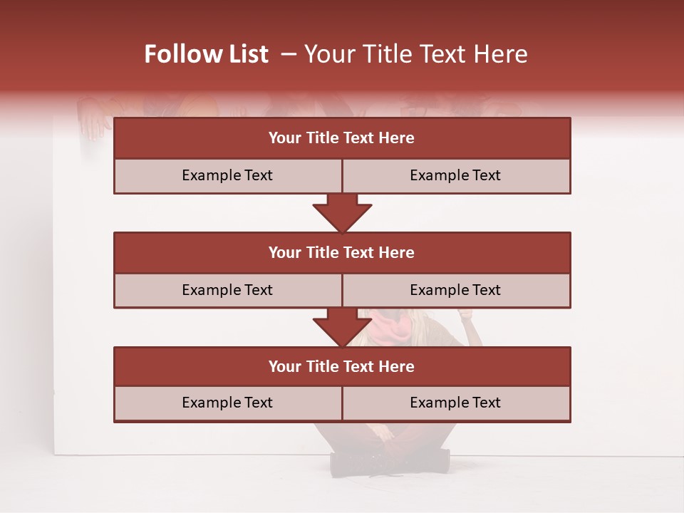 Finger Banner Background PowerPoint Template