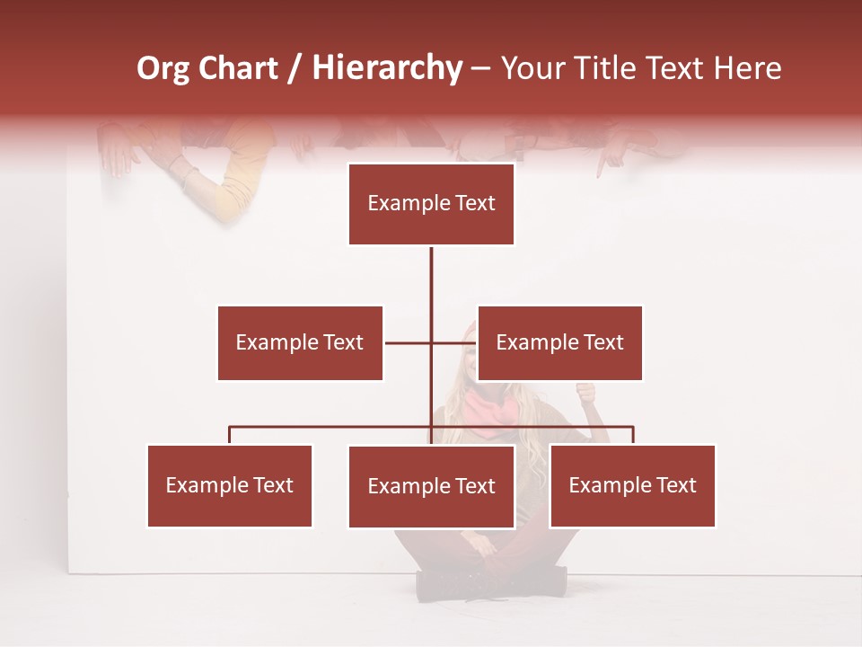 Finger Banner Background PowerPoint Template